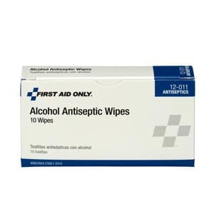 First aid only alcohol antiseptic wipes.