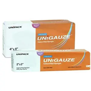 Unipack unigauze 4 x 4.